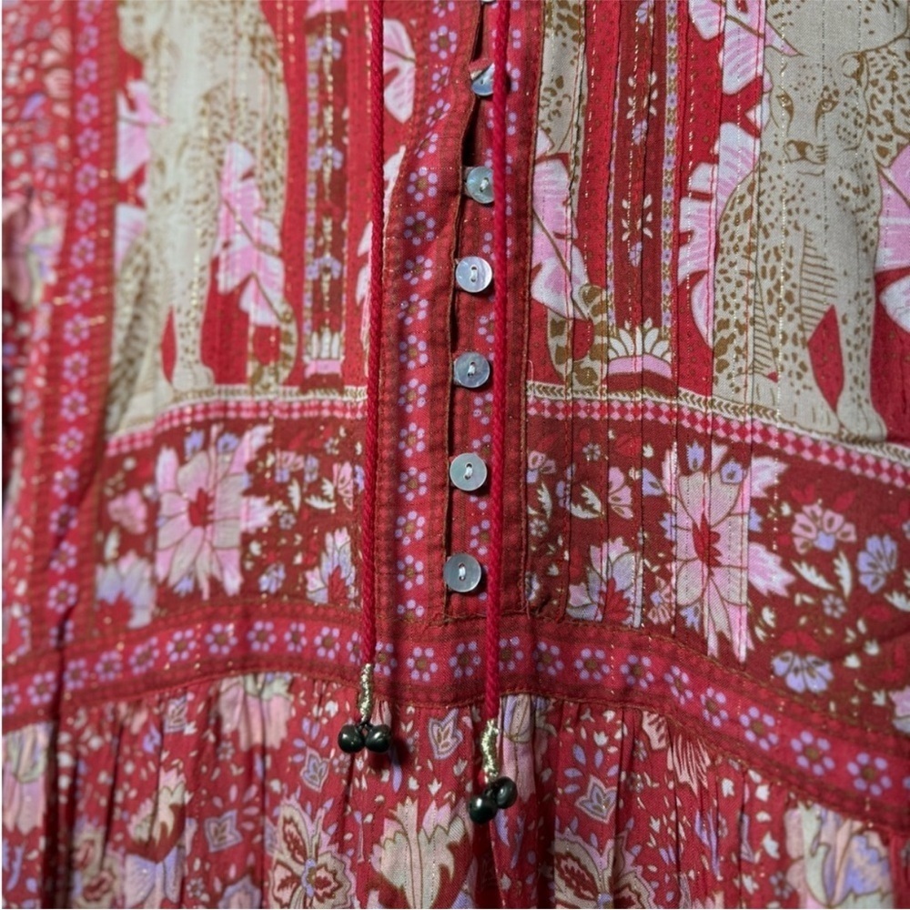 Spell and Gypsy Collective Poinciana Maxi Dress XS 03 - Picture 11 of 15